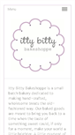 Mobile Screenshot of ittybittybakeshoppe.com